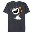 thumbnail image 1 of Disney Frozen 2 Olaf in the Wind T-Shirt- Short Sleeve Blended T-Shirt for Adults - Customized-Navy Heather, 1 of 5
