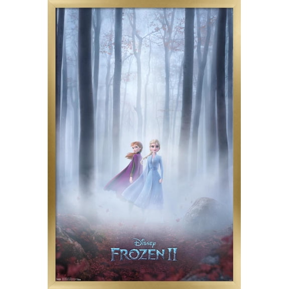 Disney Frozen 2 - One Sheet Wall Poster, 22.375" x 34", Framed