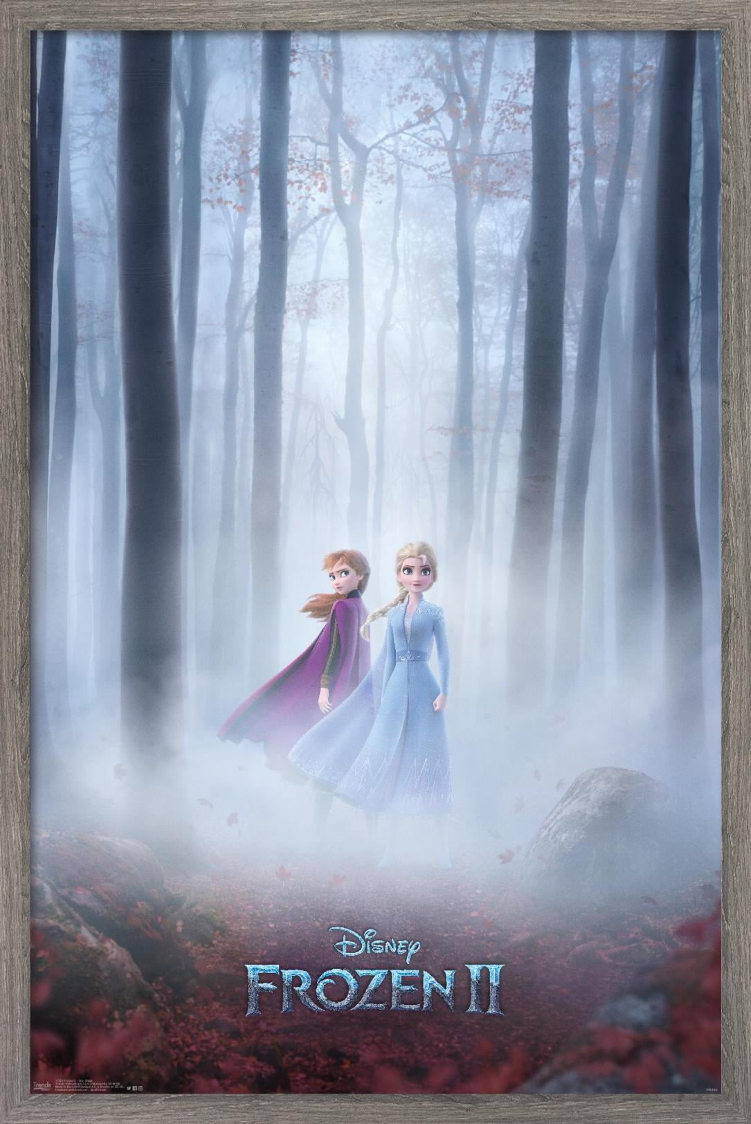 Disney Frozen 2 - One Sheet Wall Poster, 22.375" x 34", Framed