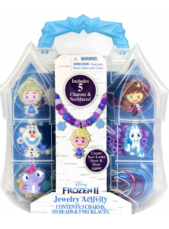 Disney Frozen 2 Plastic Jewelry Activity Set - multi character, multicolored