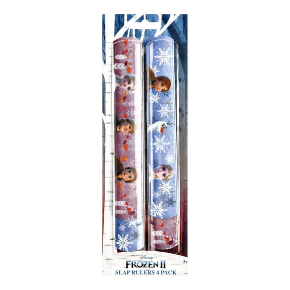 Disney Frozen 2, Plastic Slap Bracelet Party Favors, 4 Count
