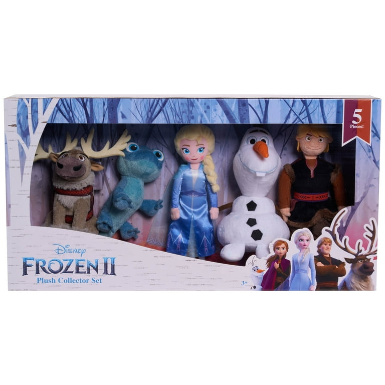 Disney Frozen Plush Collector Set, Kids Toys for Ages 3 Up, Size: 9.84 inches; 7.87 inches; 5.12 Inches