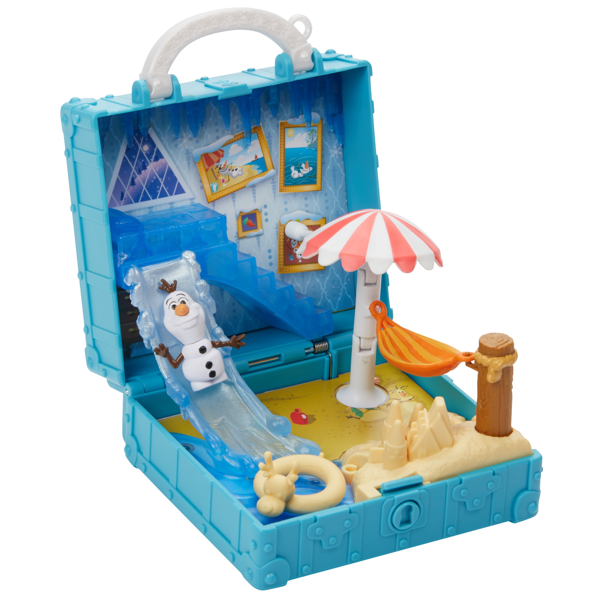 Tanke Mutton Uhyggelig Disney Frozen 2 Pop Adventures Portable Pop-up Olaf\'s Bedroom Playset with  Olaf Small Doll - Walmart.com