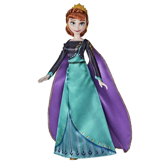 Disney Frozen 2 Queen Anna Doll Playset, 6 Pieces Included