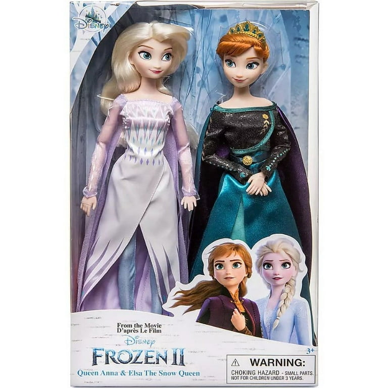 Disney Frozen 2 Queen Anna & Snow Queen Elsa Doll 2-Pack 