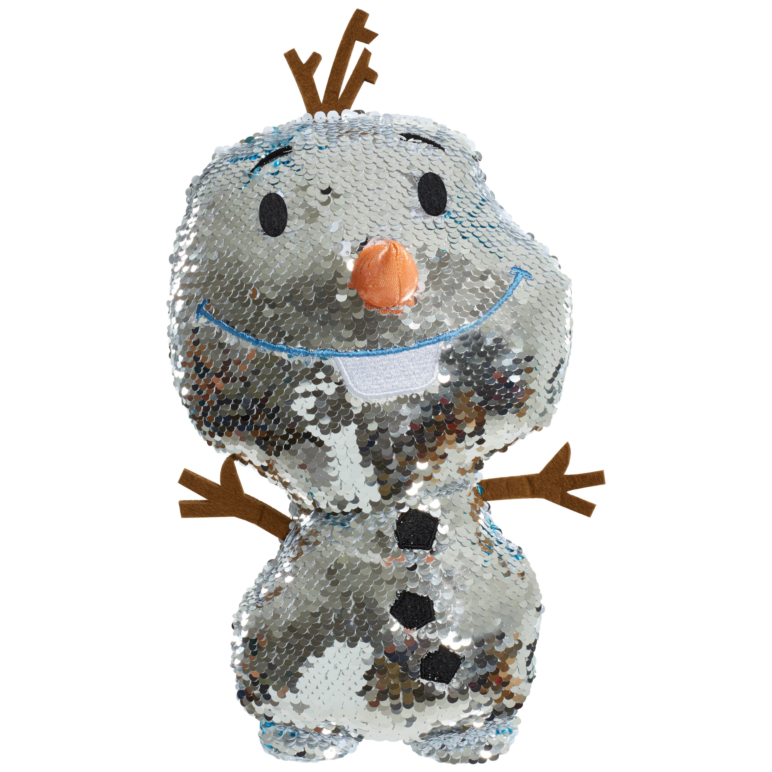 Disney Frozen 2 Reversible Sequins Large Plush Olaf, Officially Licensed Kids Toys for Ages 3 Up, Gifts and Presents - image 1 of 5