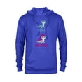 thumbnail image 1 of Disney Frozen 2 Salamander Chill vs No Chill - Pullover Hoodie for Adults -Customized-Royal Heather, 1 of 5