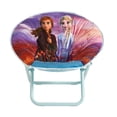 thumbnail image 1 of Disney Frozen 2 Saucer Chair, Featuring Anna & Elsa, Pink Polyester for Kids, 1 of 6