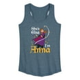 thumbnail image 1 of Disney Frozen 2 - She's Elsa, I'm Anna - Women's Racerback Tank Top, 1 of 5