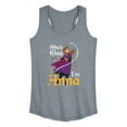 thumbnail image 1 of Disney Frozen 2 - She's Elsa, I'm Anna - Women's Racerback Tank Top, 1 of 5