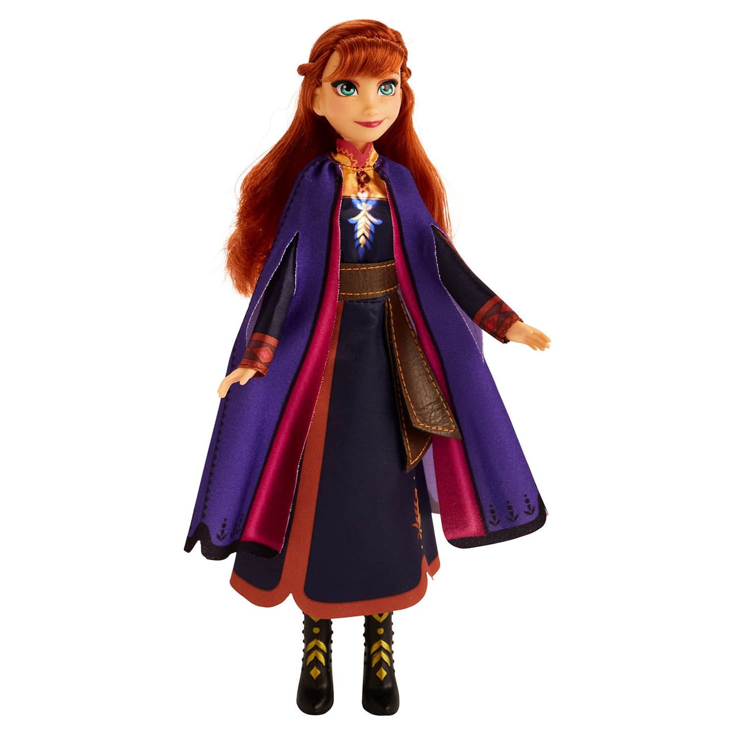 Disney Frozen 2 Singing Anna Musical Fashion Doll, Includes Purple Dress - image 1 of 8