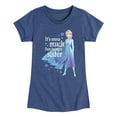 thumbnail image 1 of Disney Frozen 2 - Snow Much Fun Being A Sister Elsa - Toddler & Youth Girls Short Sleeve Graphic T-Shirt, 1 of 5