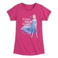 thumbnail image 1 of Disney Frozen 2 - Snow Much Fun Being A Sister Elsa - Toddler & Youth Girls Short Sleeve Graphic T-Shirt, 1 of 5