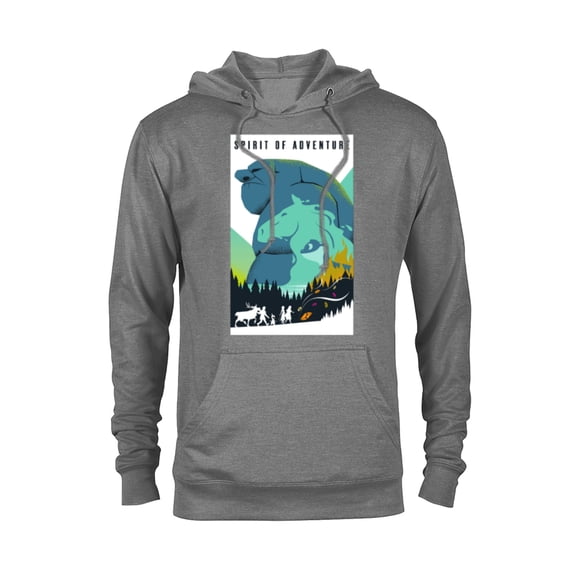 Disney Frozen 2 Spirit of Adventure Poster T-Shirt - Pullover Hoodie for Adults - Customized-Graphite Heather