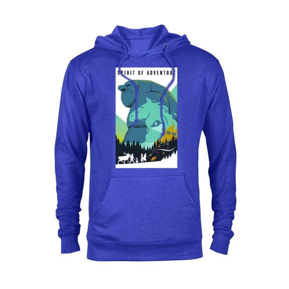Disney Frozen 2 Spirit of Adventure Poster T-Shirt - Pullover Hoodie for Adults - Customized-Royal Heather