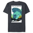 thumbnail image 1 of Disney Frozen 2 Spirit of Adventure Poster T-Shirt- Short Sleeve Blended T-Shirt for Adults - Customized-Navy Heather, 1 of 5