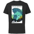 thumbnail image 1 of Disney Frozen 2 Spirit of Adventure Poster T-Shirt - Short Sleeve Cotton T-Shirt for Adults - Customized-Black, 1 of 5