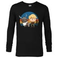 thumbnail image 1 of Disney Frozen 2 Sven and Kristoff Chibi T-Shirt - Long Sleeve T-Shirt for Men - Customized-Black, 1 of 5