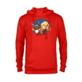 thumbnail image 1 of Disney Frozen 2 Sven and Kristoff Chibi T-Shirt - Pullover Hoodie for Adults - Customized-Red Heather, 1 of 5