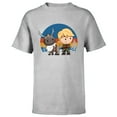 thumbnail image 1 of Disney Frozen 2 Sven and Kristoff Chibi T-Shirt - Short Sleeve T-Shirt for Kids - Customized-Athletic Heather, 1 of 5