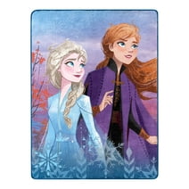 Disney Frozen 2 Throw Blanket, Silk Touch, 46x60, Muticolor, 100% Polyester, 1 Each