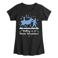 thumbnail image 1 of Disney Frozen 2 - Walk In A Winter Wonderland Christmas - Toddler & Youth Girls Short Sleeve Graphic T-Shirt, 1 of 5
