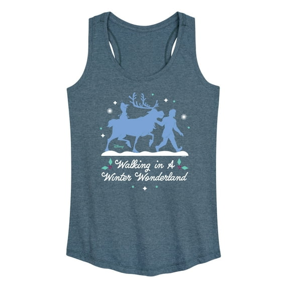 Disney Frozen 2 - Walking In A Winter Wonderland Christmas - Women's Racerback Tank Top