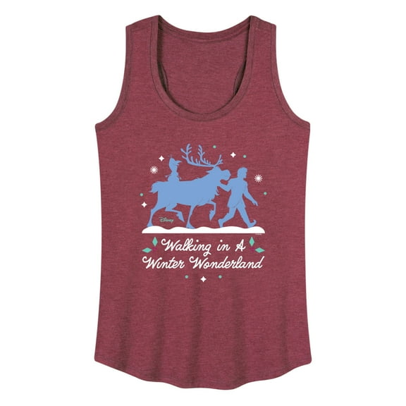 Disney Frozen 2 - Walking In A Winter Wonderland Christmas - Women's Racerback Tank Top