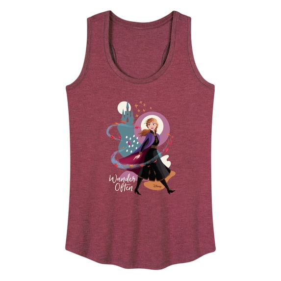 Frozen 2 - Wander Often Women's Graphic Racerback Tank