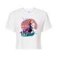 thumbnail image 1 of Disney Frozen 2 - Warms Hugs With Olaf - Juniors Cropped Cotton Blend T-Shirt, 1 of 5