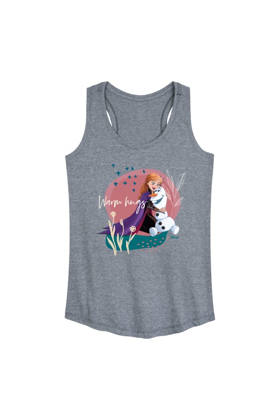 Disney Frozen 2 - Warms Hugs With Olaf - Women's Racerback Tank Top
