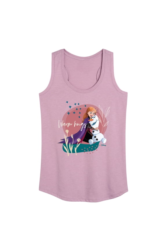 Disney Frozen 2 - Warms Hugs With Olaf - Women's Racerback Tank Top