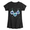 thumbnail image 1 of Disney Frozen 2 - Winter Christmas Ornaments - Toddler & Youth Girls Short Sleeve Graphic T-Shirt, 1 of 5