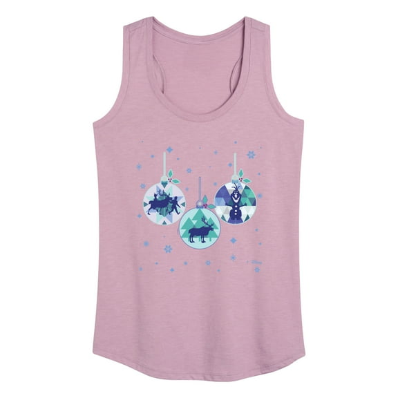 Disney Frozen 2 - Winter Wonderland Ornaments Christmas - Women's Racerback Tank Top