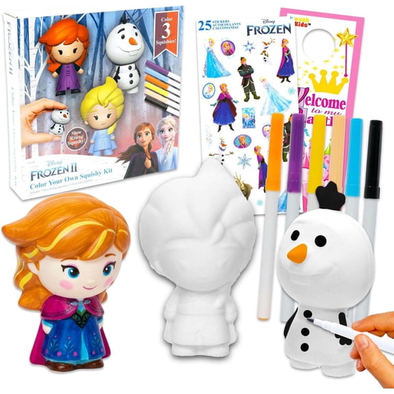 Disney Frozen 2 color your own squishy kit