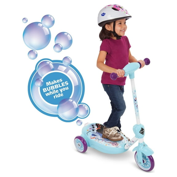 Disney Frozen 3-Wheel Ride-on Electric Bubble Scooter by Huffy