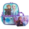 thumbnail image 1 of Disney Frozen Anna & Elsa 16" Backpack and Lunchbox Tote 5 Piece Set, School Bag, 1 of 3