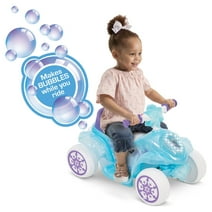 Disney Frozen 6 Volts Electric Ride-on Quad for Girls, Ages 1.5+ Years, by Huffy