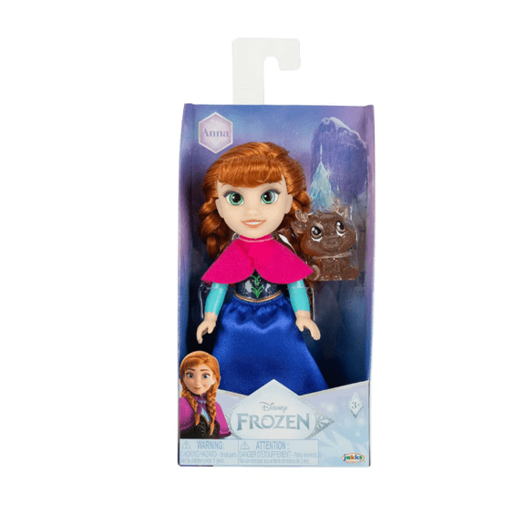 Disney Frozen 6 Petite Anna Doll & Sven Figure Toy New With Tag