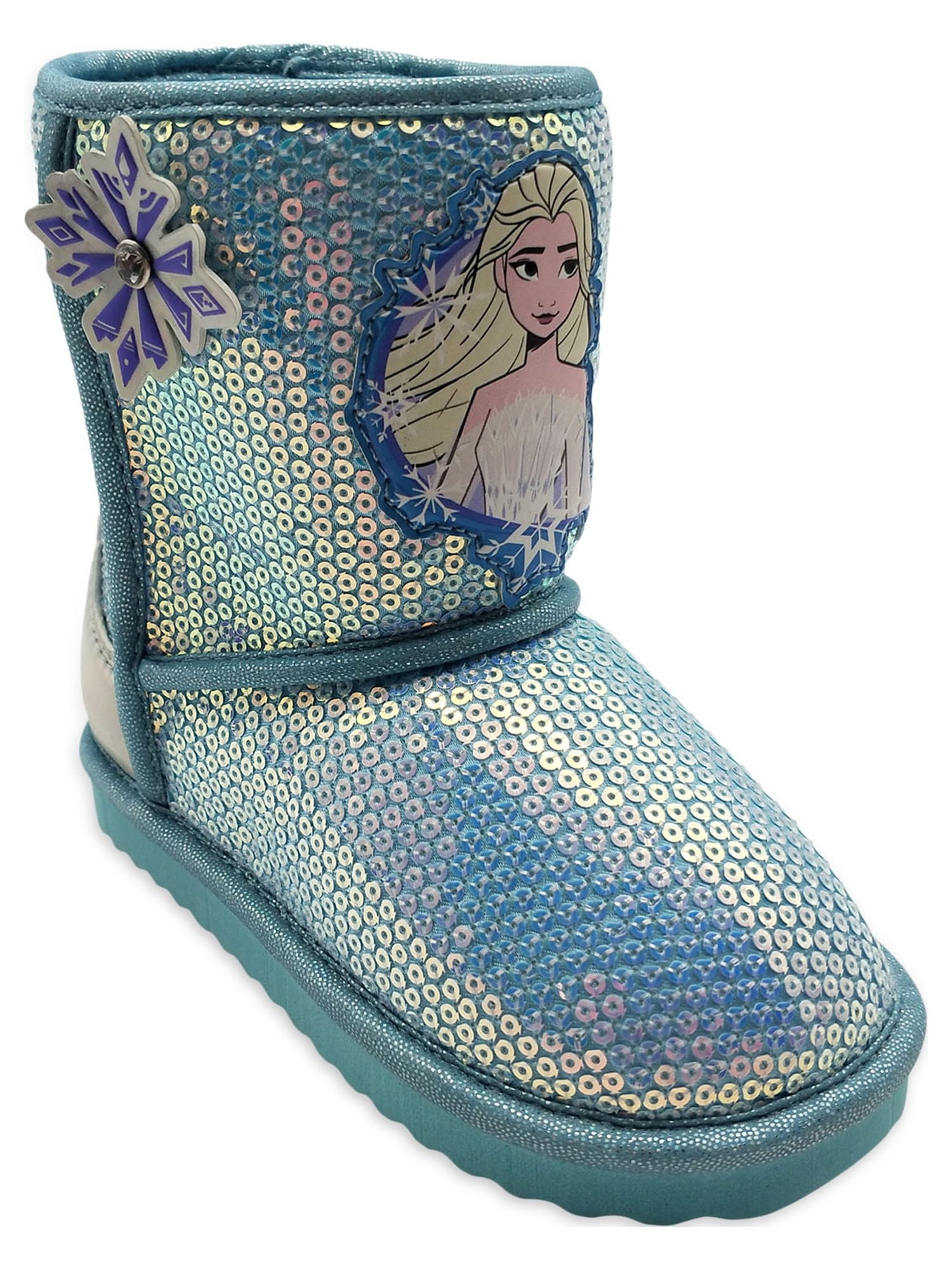 Disney Frozen All of Glitter Anna Elsa Winter Shearling Boot - Main Image