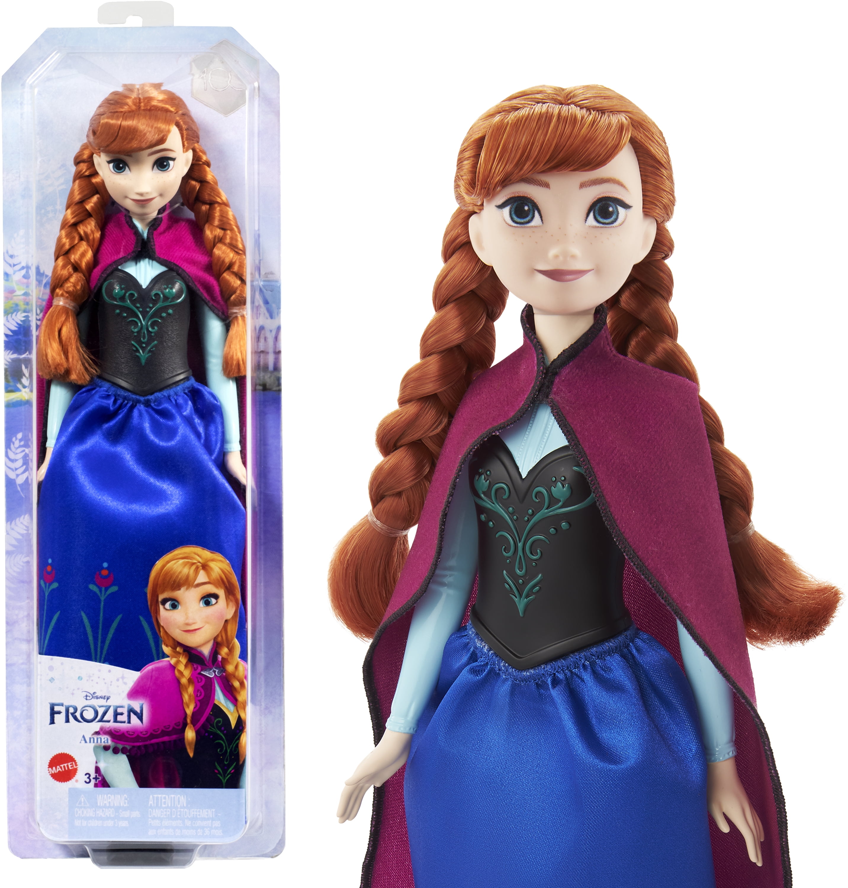 Disney Frozen Anna 11 inch Fashion Doll & Accessory, Toy Inspired by the  Movie Disney Frozen