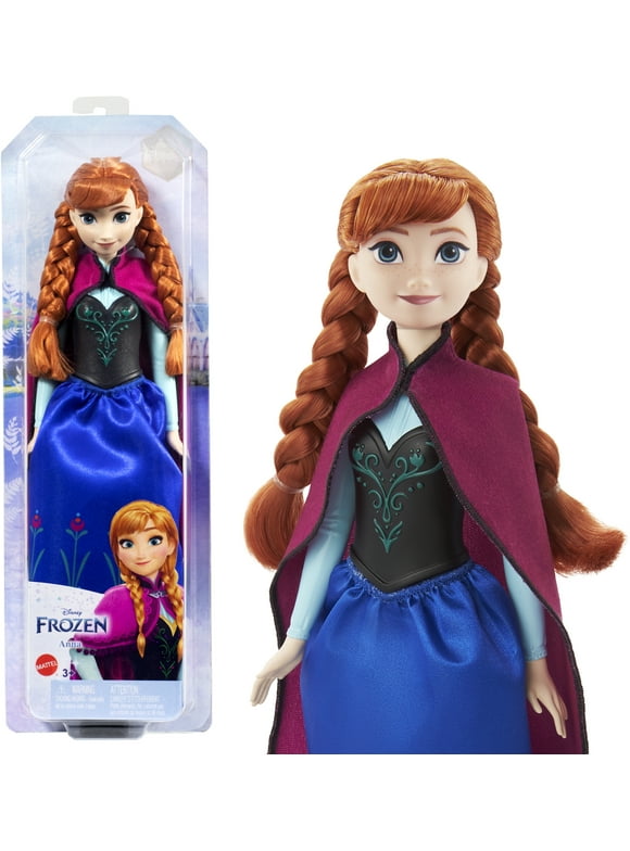 Disney Frozen Anna 11 inch Fashion Doll & Accessory, Toy Inspired by the Movie Disney Frozen