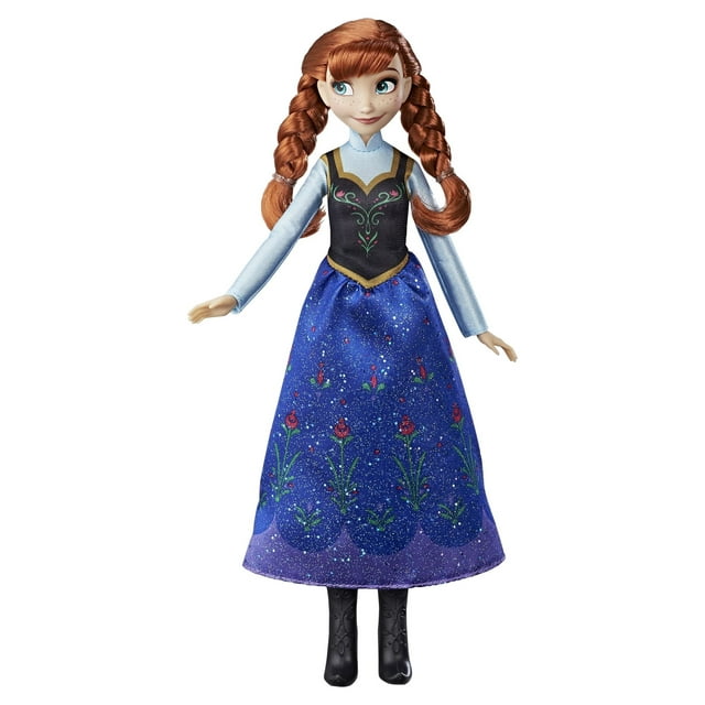 Disney Frozen Anna Classic Fashion Doll for Kids Ages 3 and up, Includes Outfit and Shoes