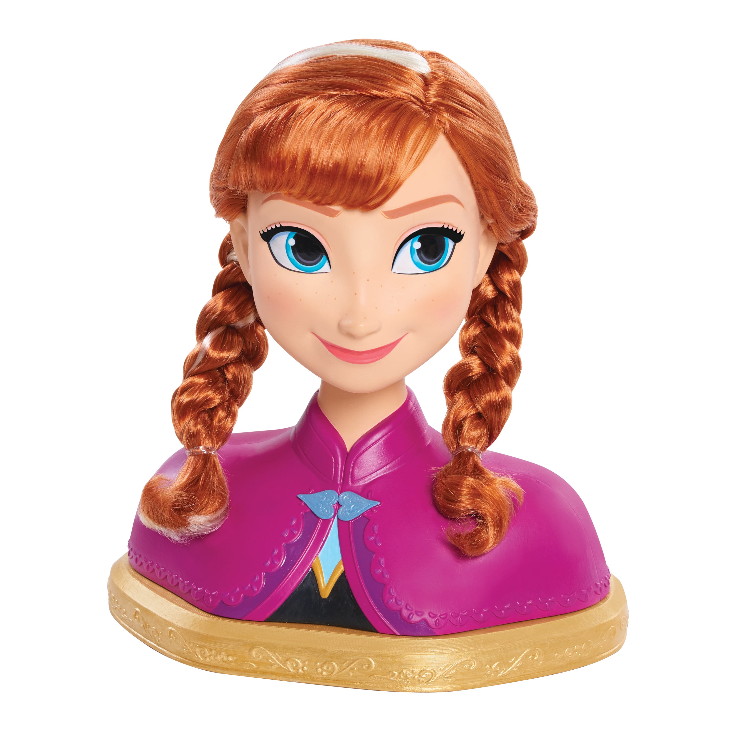 frozen hair styling doll head