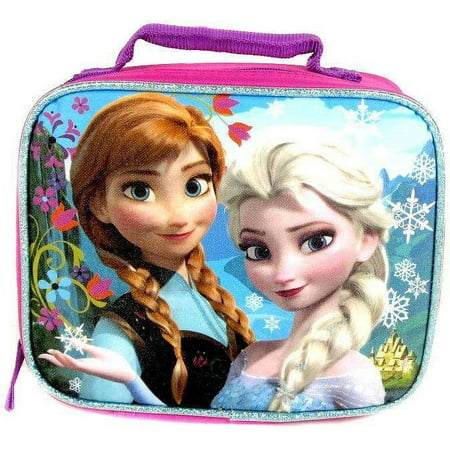 Disney Frozen Anna & Elsa Lunch Tote (Pink & Blue)