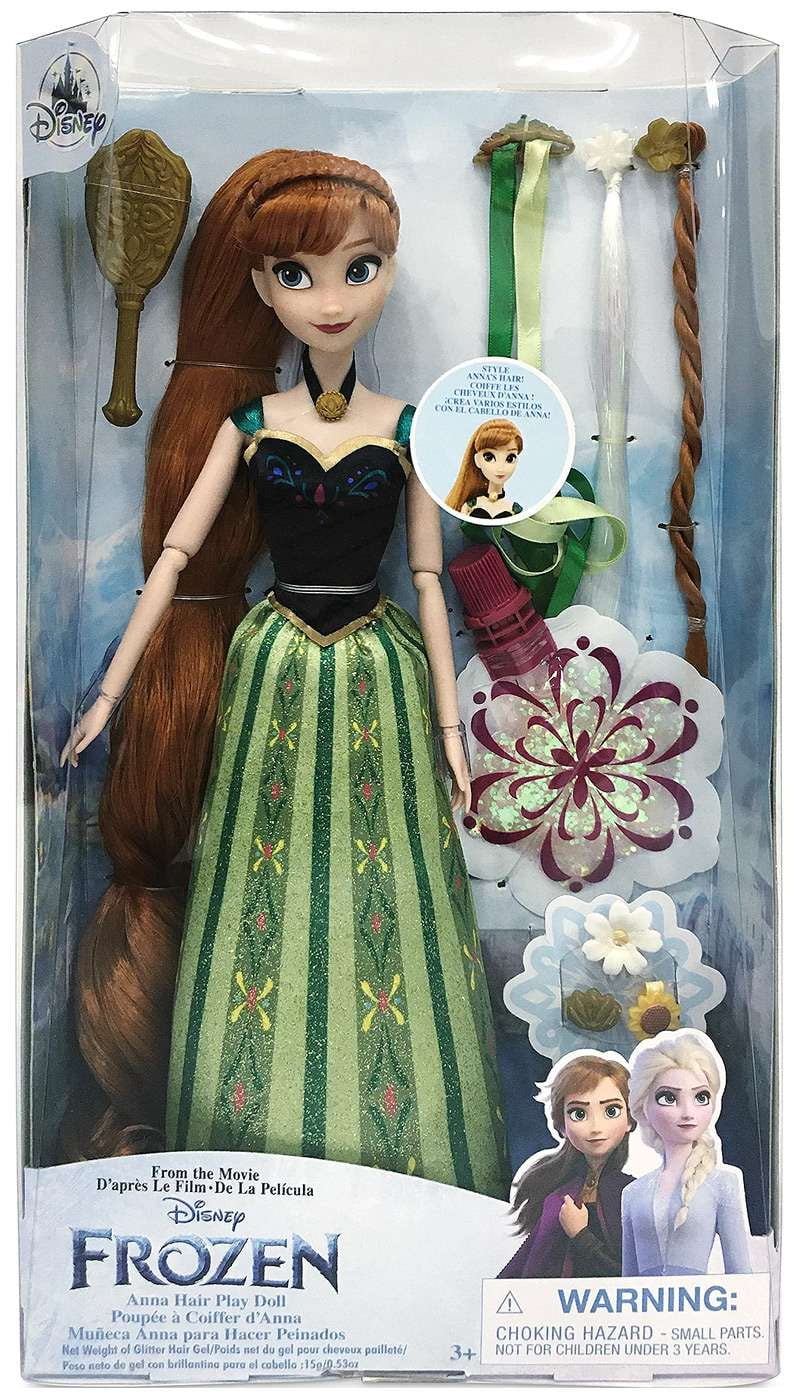 Disney Frozen Anna Fashion Hair Play Doll New with Box 
