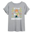 thumbnail image 1 of Disney Frozen - Anna It's My Birthday - Women's Oversized T-Shirt, 1 of 4