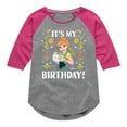 thumbnail image 1 of Disney Frozen - Anna It's My Birthday - Toddler & Youth Girls Raglan Graphic T-Shirt, 1 of 3