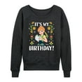 thumbnail image 1 of Disney Frozen - Anna It's My Birthday - Women's Lightweight French Terry Long Sleeve Shirt, 1 of 4