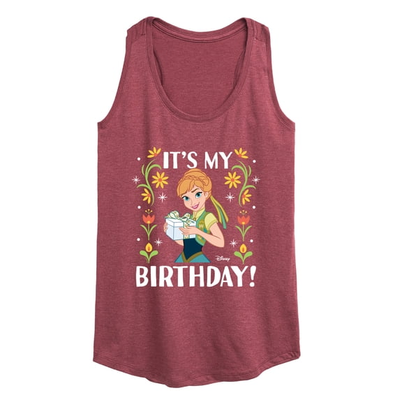 Disney Frozen - Anna It's My Birthday - Women's Racerback Tank Top